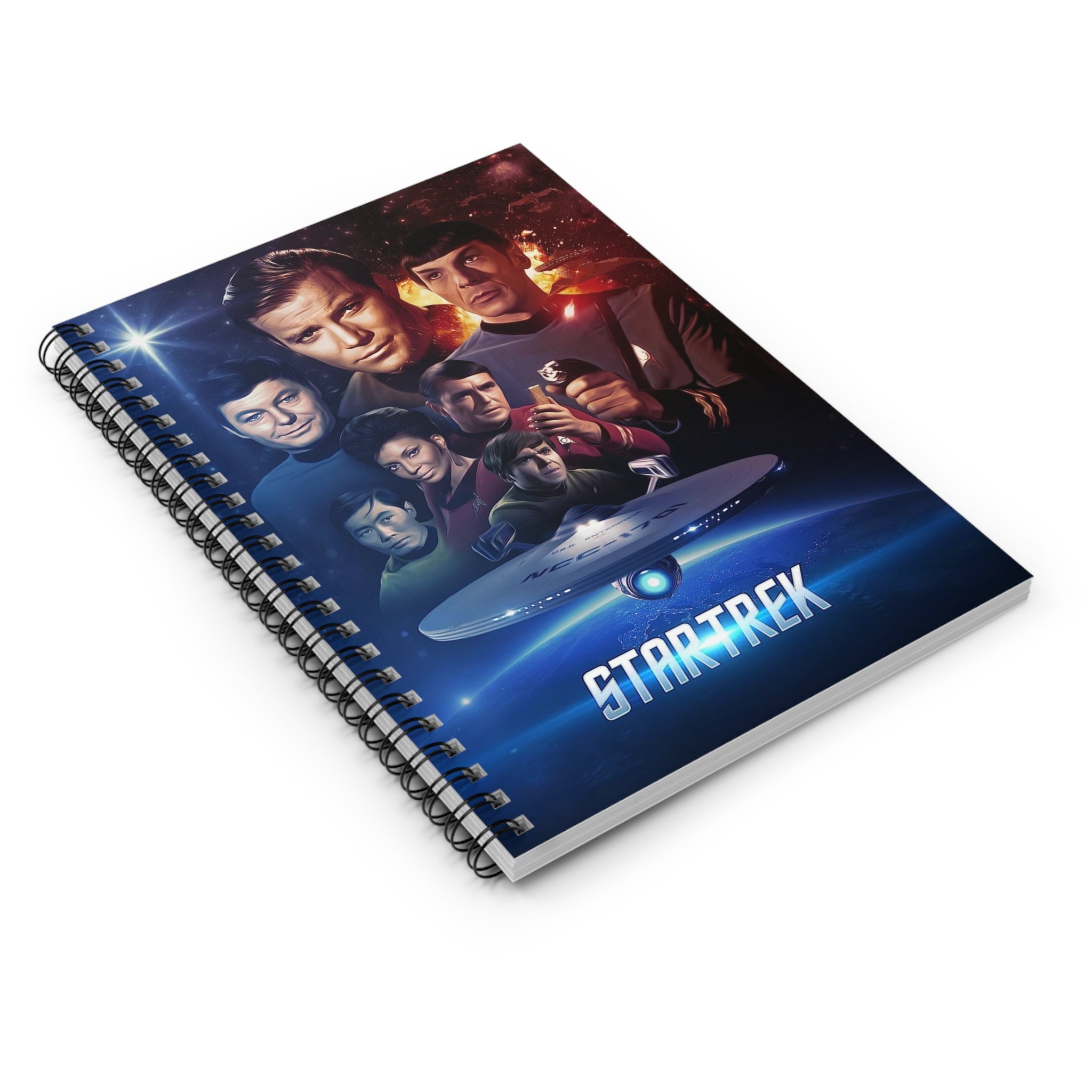 Star Trek- Spiral Notebook - Ruled Line - Creations by Chris and Carlos